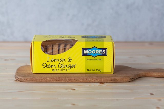 MOORES Moores Lemon & Stem Ginger Biscuits 150g