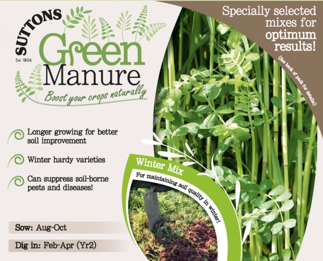 SUTTONS Green Manure Winter Mix Seeds