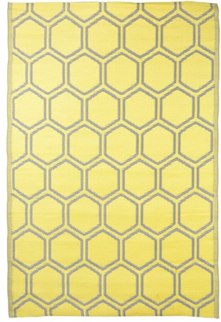 Honeycomb Print Garden Carpet