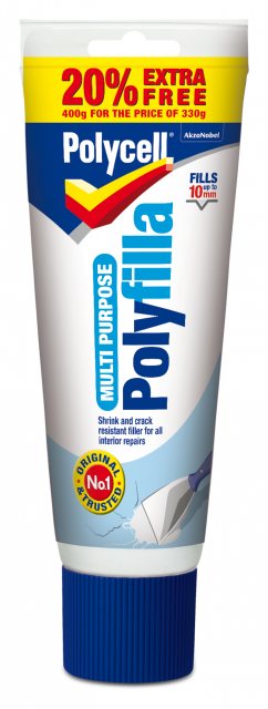 Polycell Polycell Multi Purpose Polyfilla 330g +20% Extra