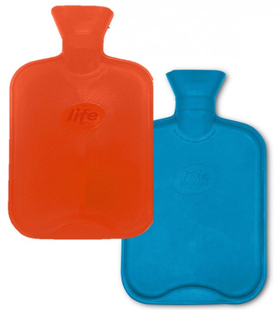 LIFE Life Hot Water Bottle Ribbed 1.8L