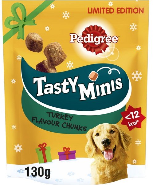 PEDIGREE Pedigree Christmas Tasty Minis Chewy Cubes With Turkey 130g