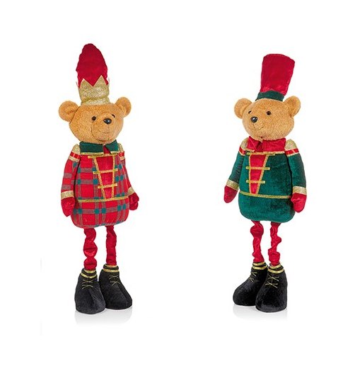 Standing Soldier Bear Assorted 76cm