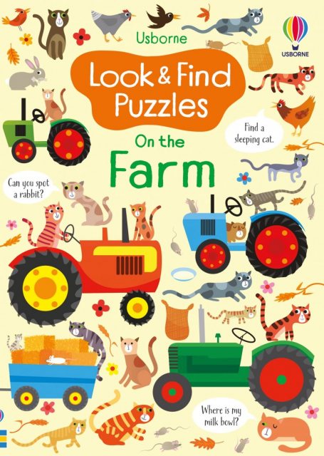 USBORNE Usborne On The Farm Look & Find Puzzles
