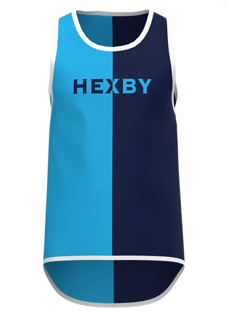Hexby  Hexby Harlequin Singlet Vest Blue/Navy