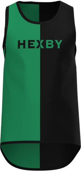 Hexby  Hexby Harlequin Singlet Vest Green/Black