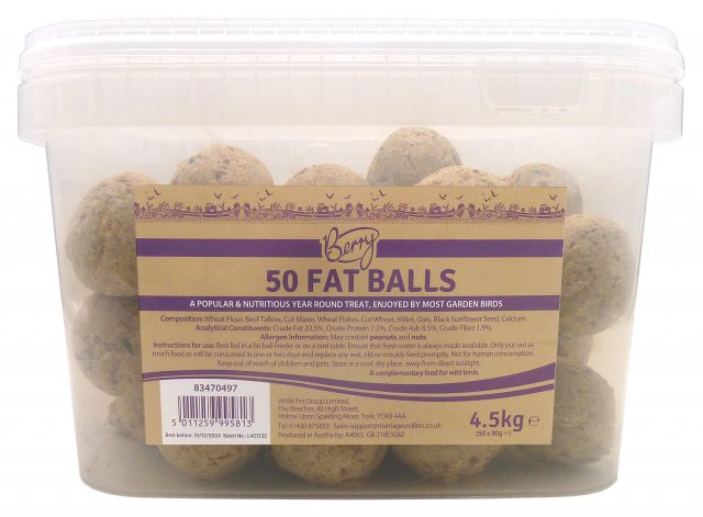 HONEYFIE Honeyfield's Berry Fat Balls 50 Pack