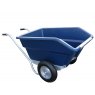 JFC JFC Tipping Twin Wheeled Blue Wheelbarrow 250L