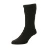 HJ Hall Thermal Softop Wool Sock Black