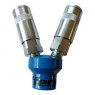 TWIN COUPLING 1/4" FEMALE TO 2X FEMALE