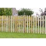 Zest Rounded Top Picket Pale Fencing 1.8m x 90cm