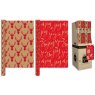 *GIFT WRAP 2M KRAFT STAG ASSORTED