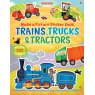 STICKER BOOK TRAIN/TRUCK/TRACTOR