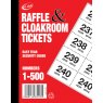 CLOAKROOM TICKETS 1-500 CL