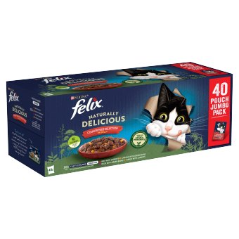 Felix Naturally Delicious Mixed Selection 40 x 80g Wet Cat Food