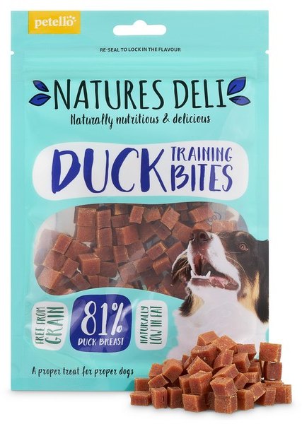 Natures Deli Duck Training Bites 100g - Biscuits - Mole Avon