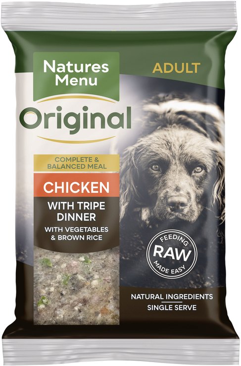 NATMENU Natures Menu Chicken & Tripe Dinner 300g - Frozen & Raw Food ...