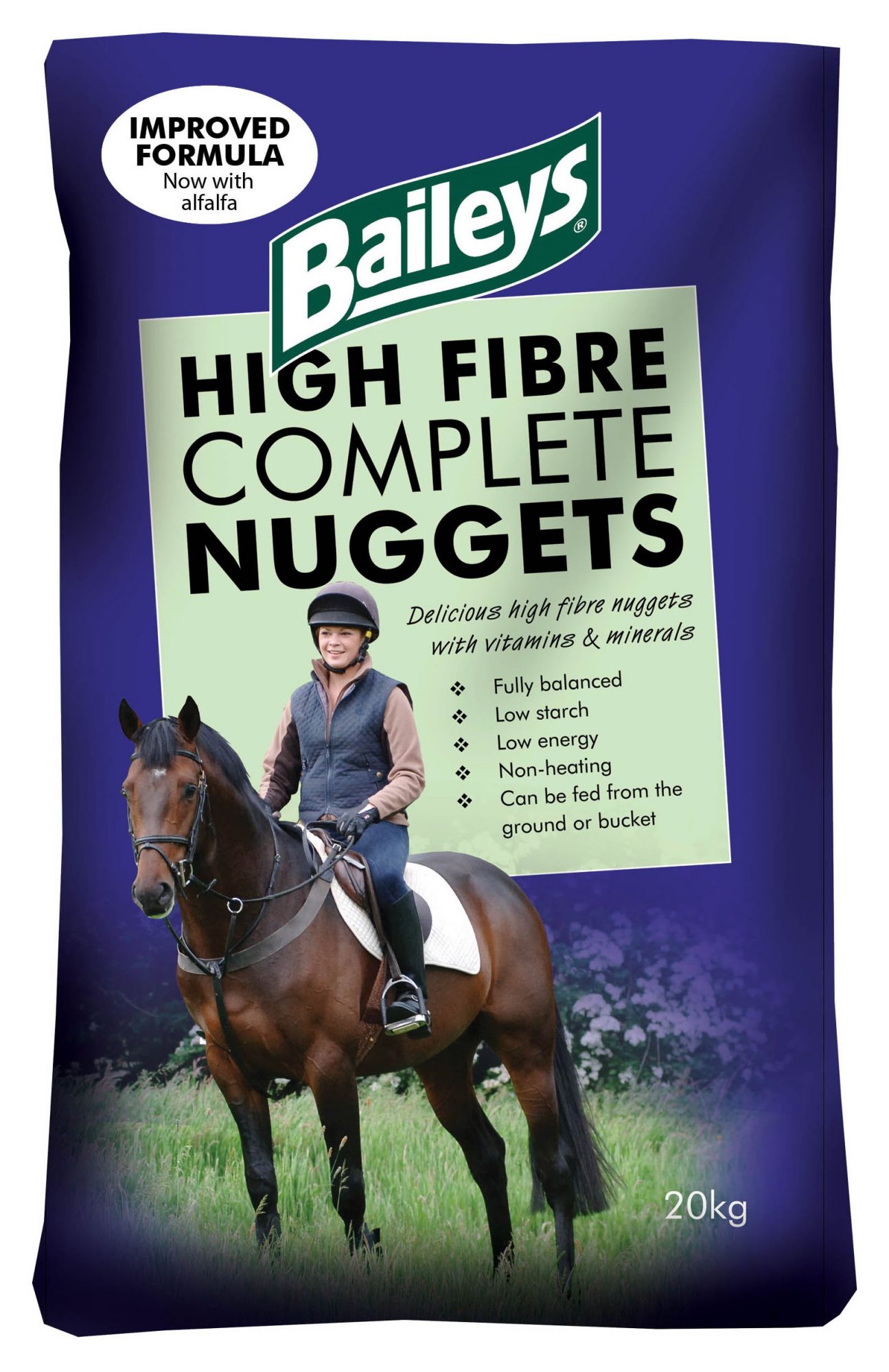 Baileys Horse Feeds Baileys High Fibre Complete 20kg - Chaffs & Fibre ...