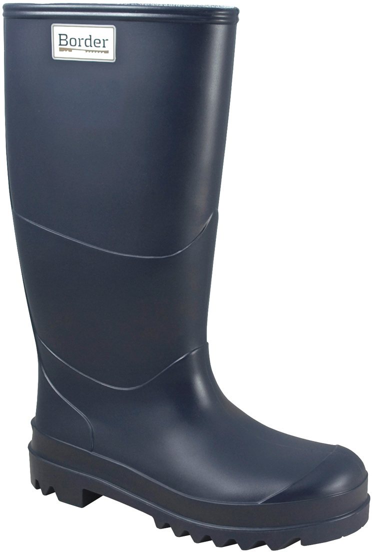 Border Blue Wellington Adult - Wellingtons - Mole Avon