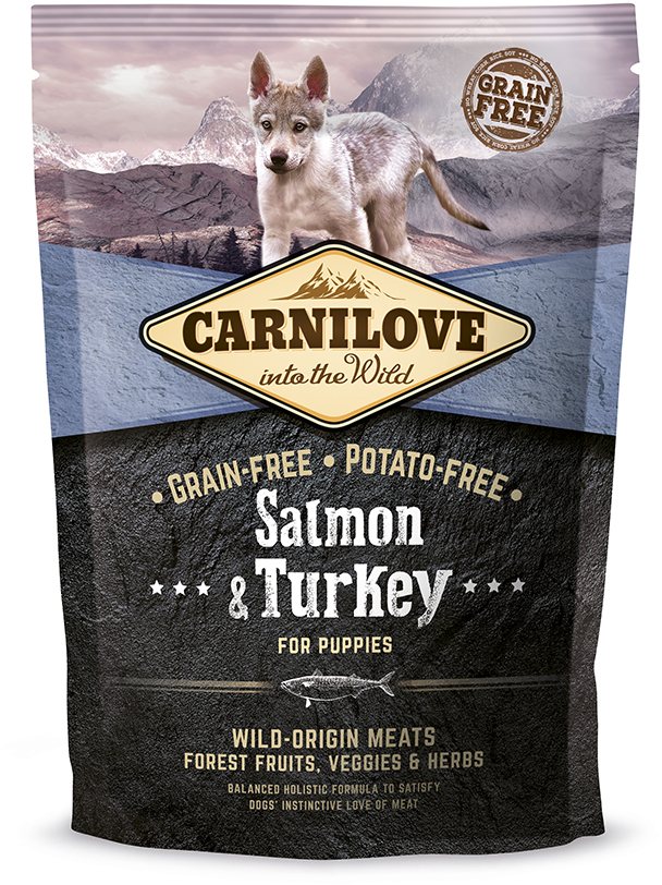 Carnilove large puppy salmon and sale turkey