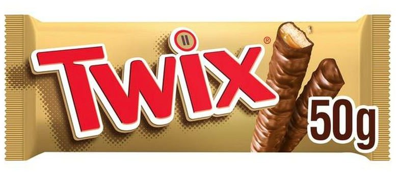 MARS Twix Twin Bar 50g - Confectionary