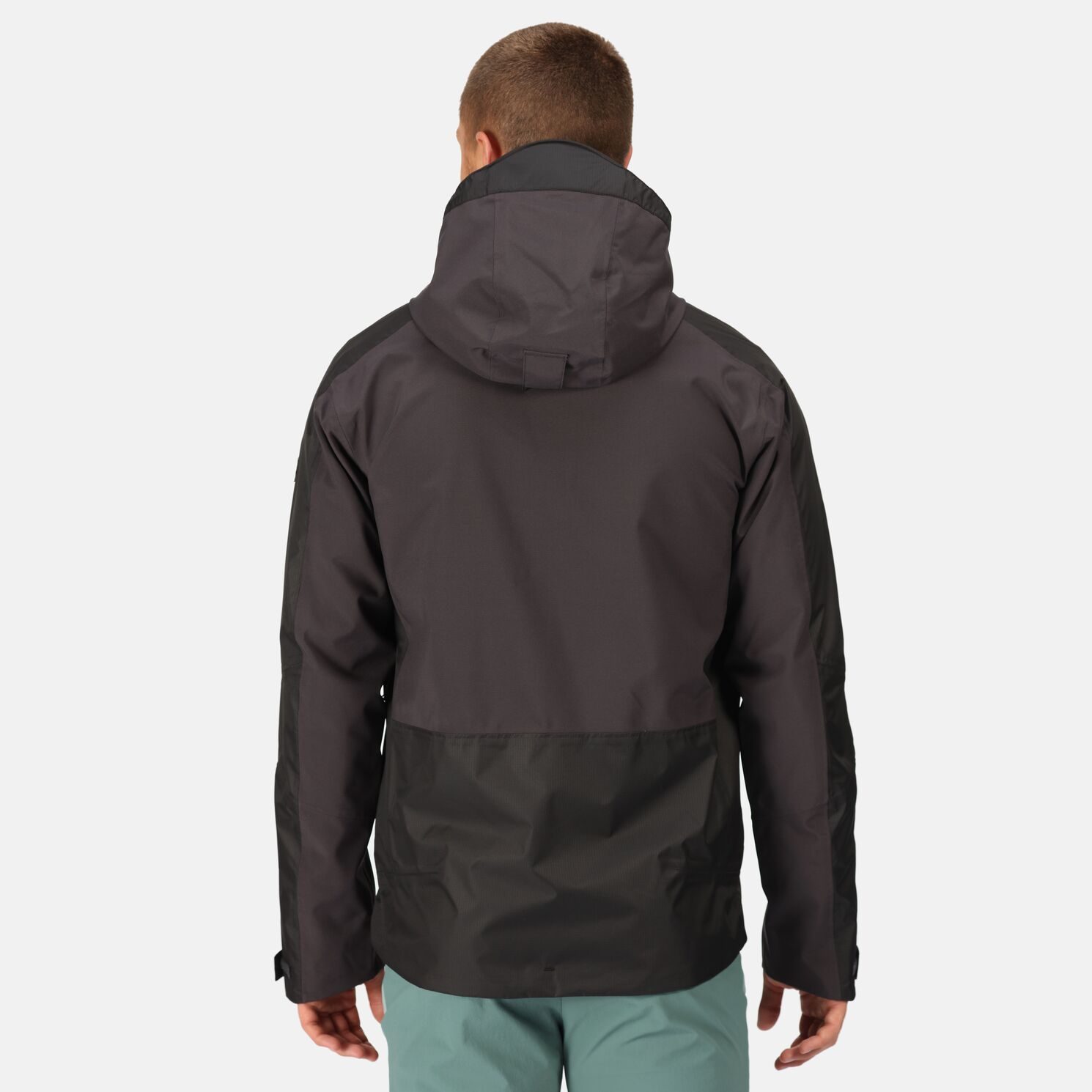 Regatta Highton Waterproof Jacket Ash/Black Size Medium - Clothing ...