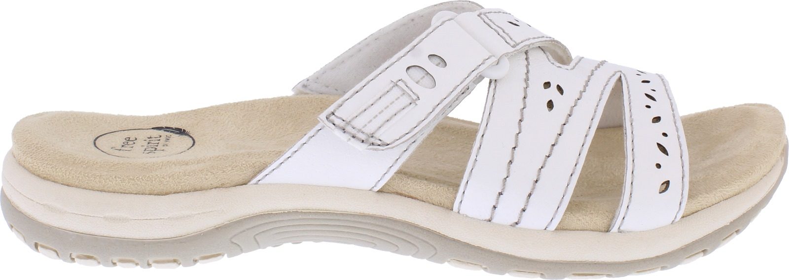 Free Spirit Albany Sandal White Leather Sandals Mole Avon