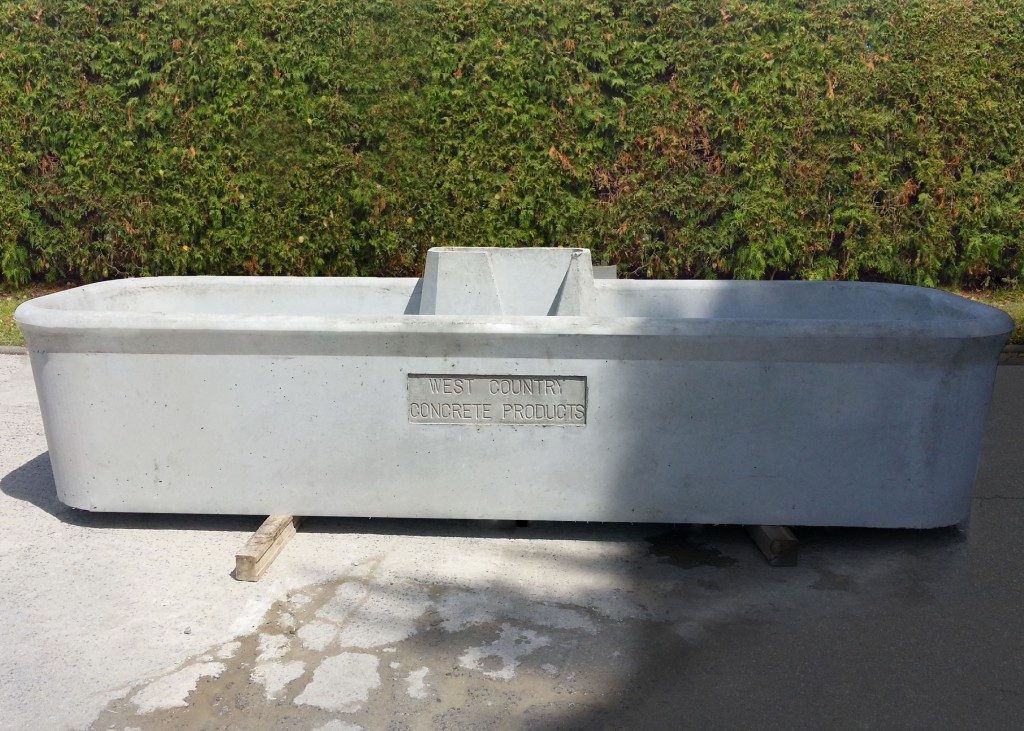 Concrete Water Trough 180 Gallon - Troughs & Feeders