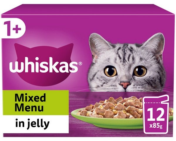 Whiskas jelly cat clearance food