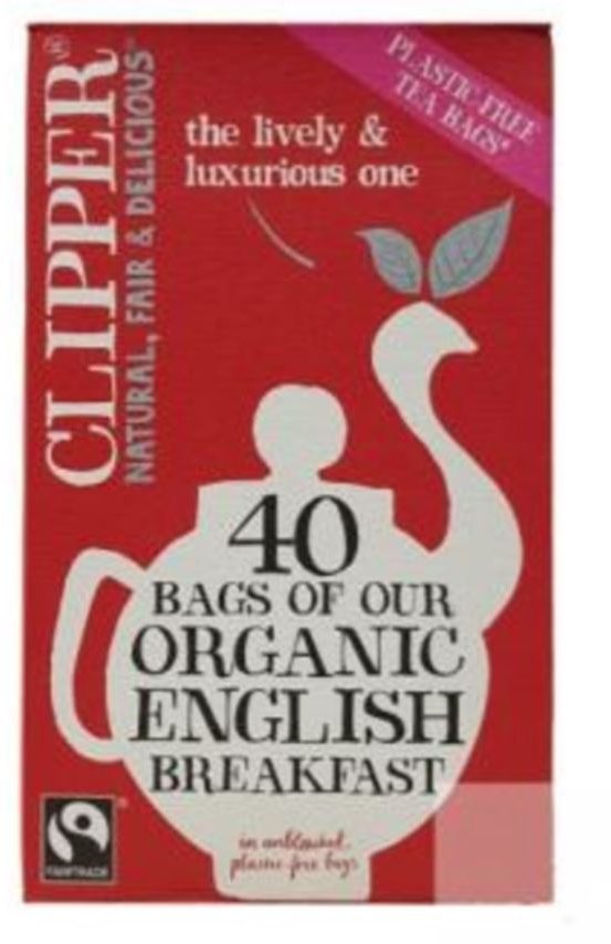 Clipper Clipper Organic Fair Trade Breakfast Teabags Tea Coffee Mole Avon