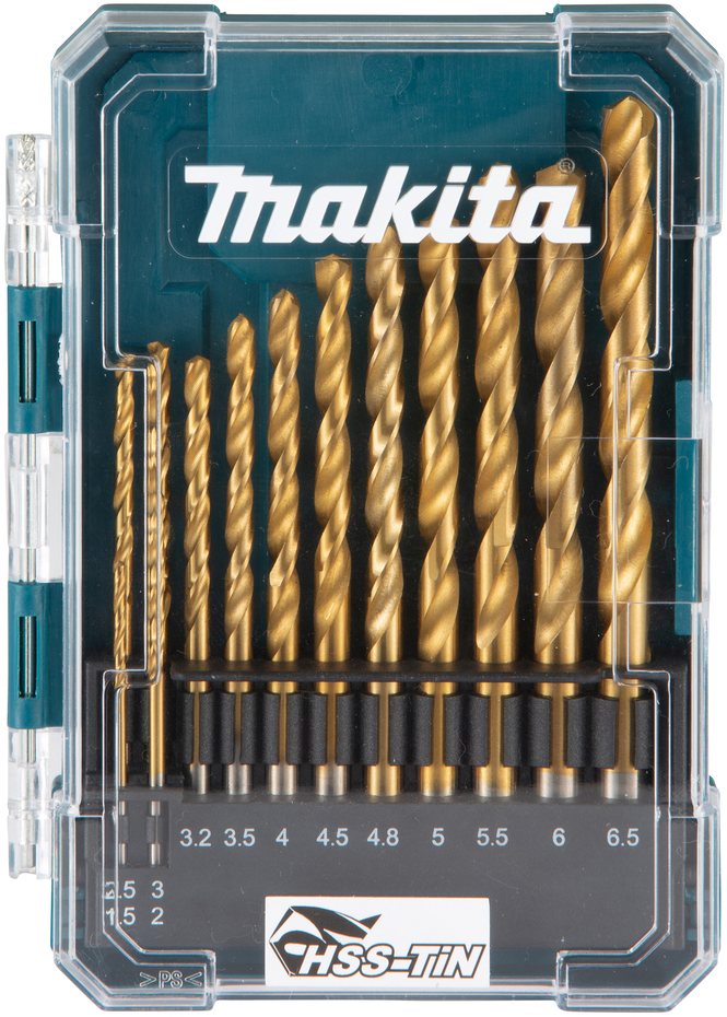 Makita Titanium Metal Drill Bit Set 13 Piece - Drills & Accessories - Mole  Avon