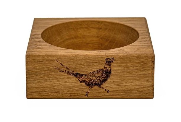 Pheasant Oak Wine Bottle Coaster