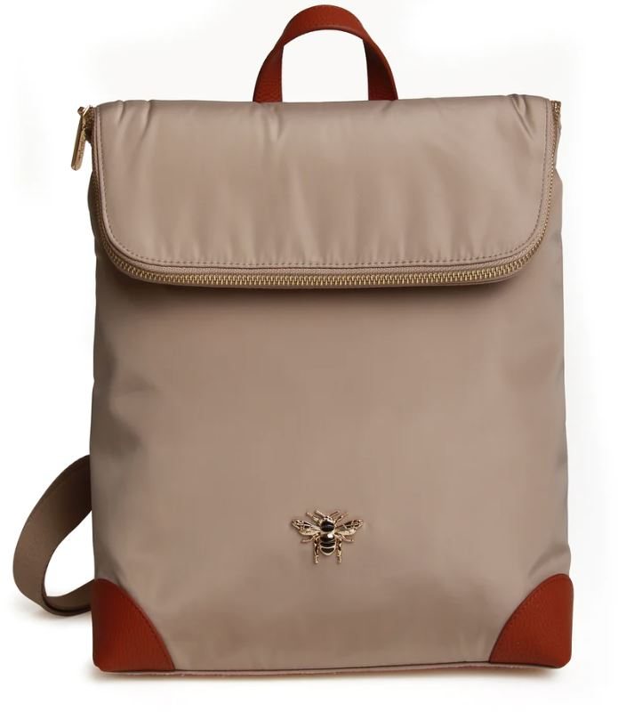 Alice Wheeler Marlow Lightweight Backpack Stone Bags Purses