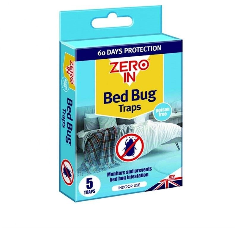 Zero In Bed Bug Traps 5 Pack - Pest Control - Mole Avon