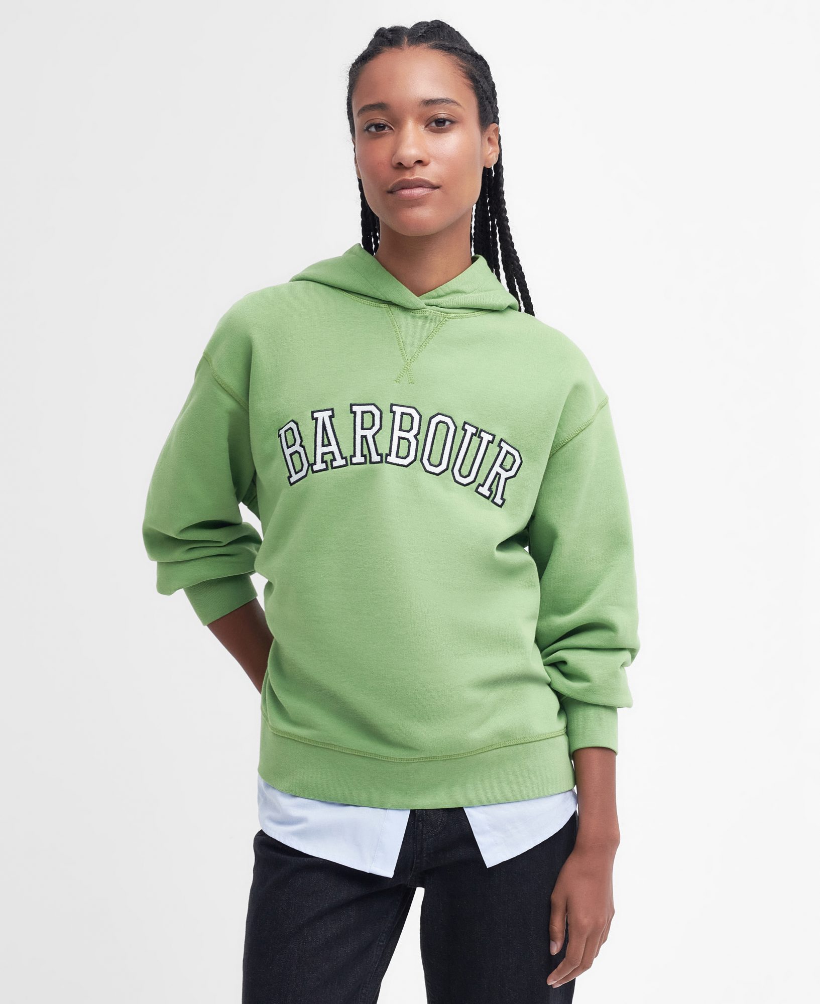 Barbour hoodie womens online