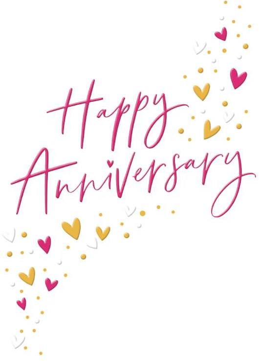 Just Saying Happy Anniversary Card - Romantic Cards - Mole Avon