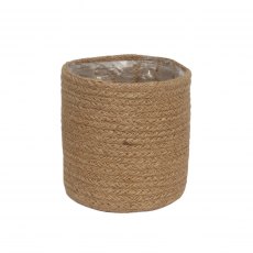 Apac Natural Jute Rope Basket With Liner Apac Natural Jute Rope Basket With Liner