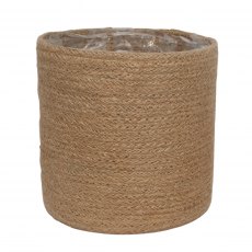 Apac Natural Jute Rope Basket With Liner Apac Natural Jute Rope Basket With Liner