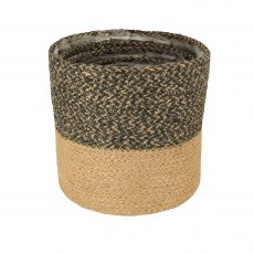 Apac Natural Jute Basket With Liner Apac Natural Jute Basket With Liner