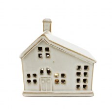 Apac Stoneware LED Sloping Roof House 12cm Apac Stoneware LED Sloping Roof House 12cm