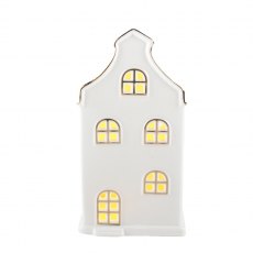 Apac Ceramic LED House With Arched Window 15cm Apac Ceramic LED House With Arched Window 15cm