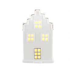 Apac Ceramic LED House With Square Windows 15cm Apac Ceramic LED House With Square Windows 15cm