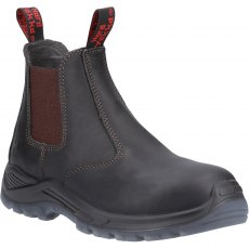 Hard Yakka Men's Banjo Elastic Gusset Safety Dealer Boot Brown Hard Yakka Men's Banjo Elastic Gusset Safety Dealer Boot Brown