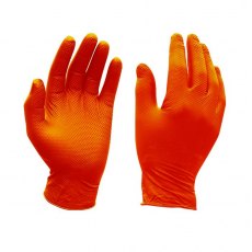 Jefferson Orange Nitrile Gloves 50 Pack Jefferson Orange Nitrile Gloves 50 Pack