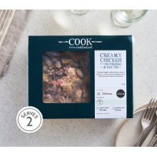 Cook Frozen Creamy Chicken With Mushrooms & Bacon Ready Meal For 1 Cook Frozen Creamy Chicken With Mushrooms & Bacon Ready Meal For 1