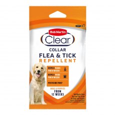 Bob Martin Clear Flea & Tick Repellent Collar For Dogs & Puppies Bob Martin Clear Flea & Tick Repellent Collar For Dogs & Puppies