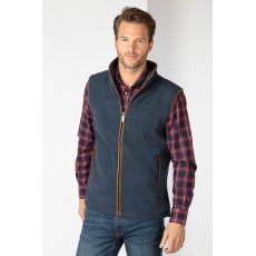 Rydale Huggate Fleece Gilet Marl Navy Rydale Huggate Fleece Gilet Marl Navy