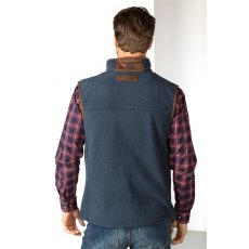Rydale Huggate Fleece Gilet Marl Navy Rydale Huggate Fleece Gilet Marl Navy