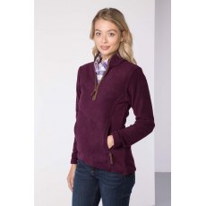 Rydale Huggate 1/4 Zip Fleece Berry Rydale Huggate 1/4 Zip Fleece Berry