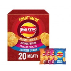 Walkers Meaty Variety Box 20 Pack Walkers Meaty Variety Box 20 Pack